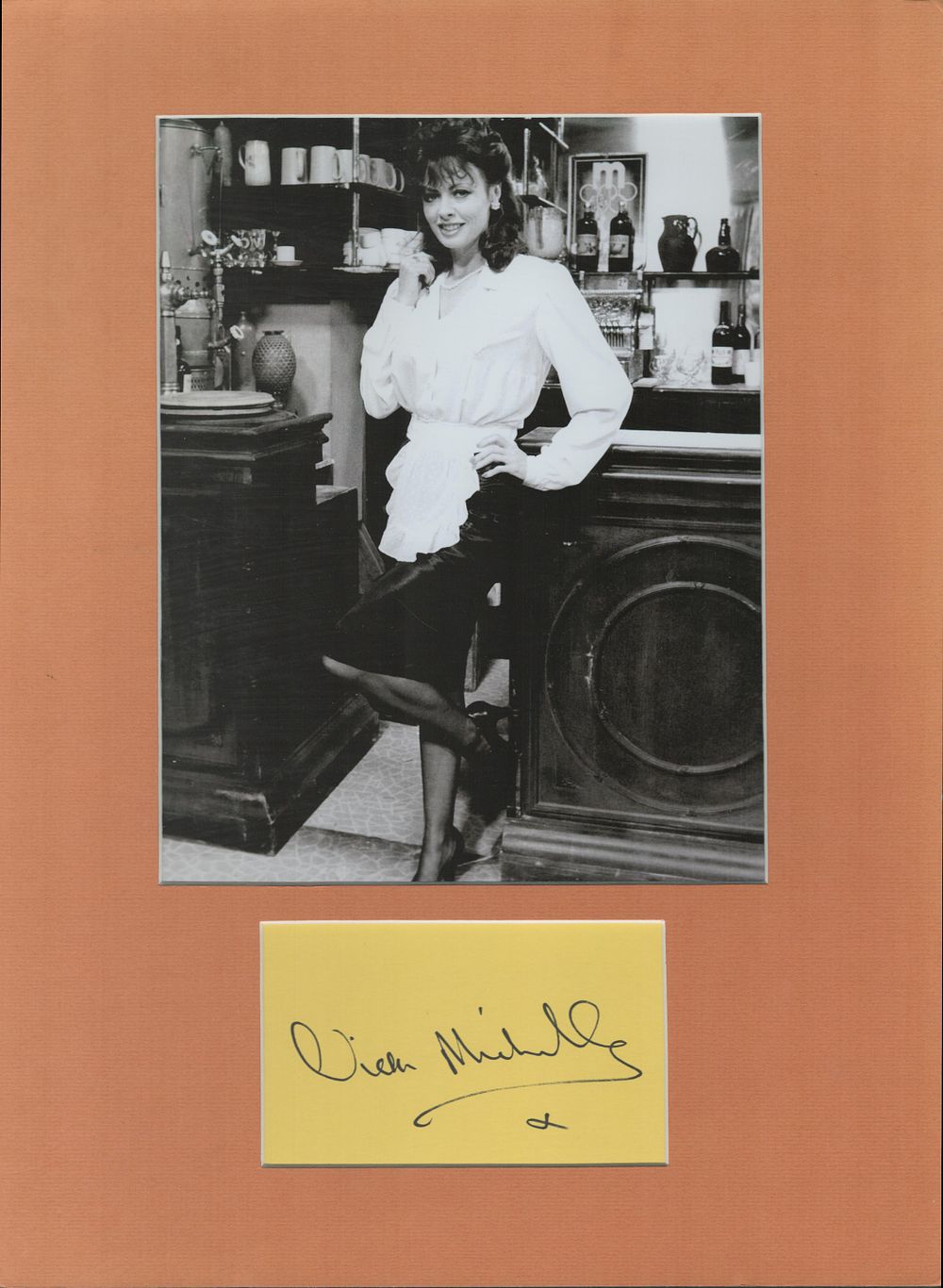 Lot 376: Vicki Michelle Signed 16x12inch mount Signature Piece with...