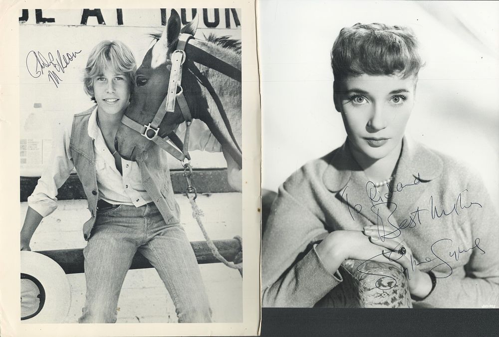 Lot 404: Collection Sylvia May Laura Syms OBE, Philip McKeon...