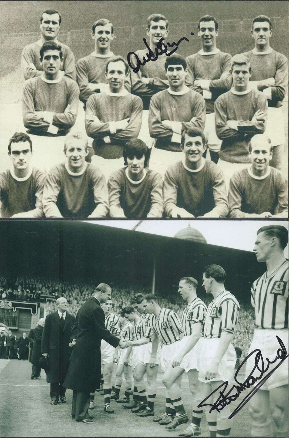 Lot 406: Collection Paul Reaney, Alex Stepney, Peter McParland and...