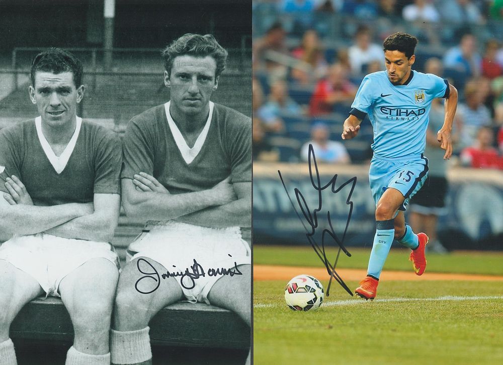Lot 407: Collection Alex Stepney, Jimmy Harris, Jesús Navas and...
