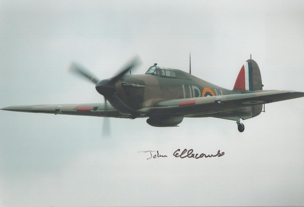 Lot 424: John Ellacombe DFC Battle Britain WW2 RAF fighter...