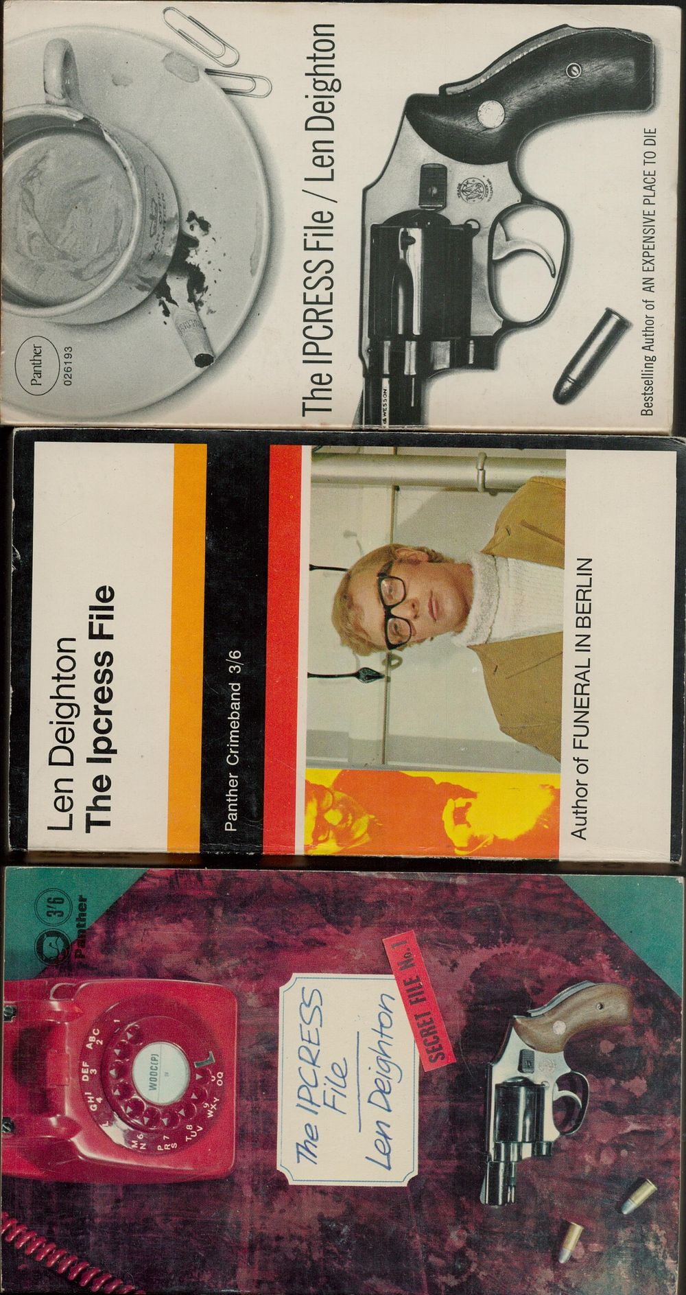 Lot 434: Len Deighton Collection of 3 Paperback Books Titled...