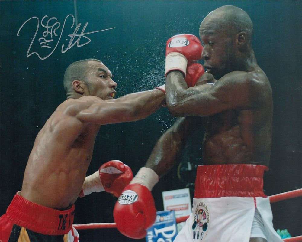 Lot 437: Junior Witter Signed Colour Photo 10x8 Inch Is...