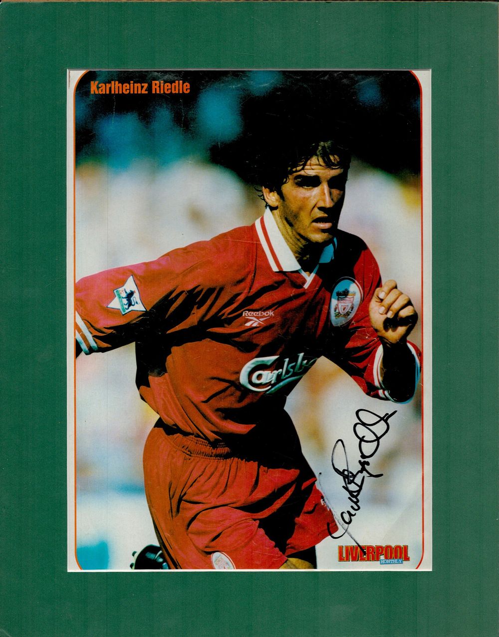 Lot 439: Football Karlheinz Riedle (Liverpool FC) Signed Liverpool Monthly...