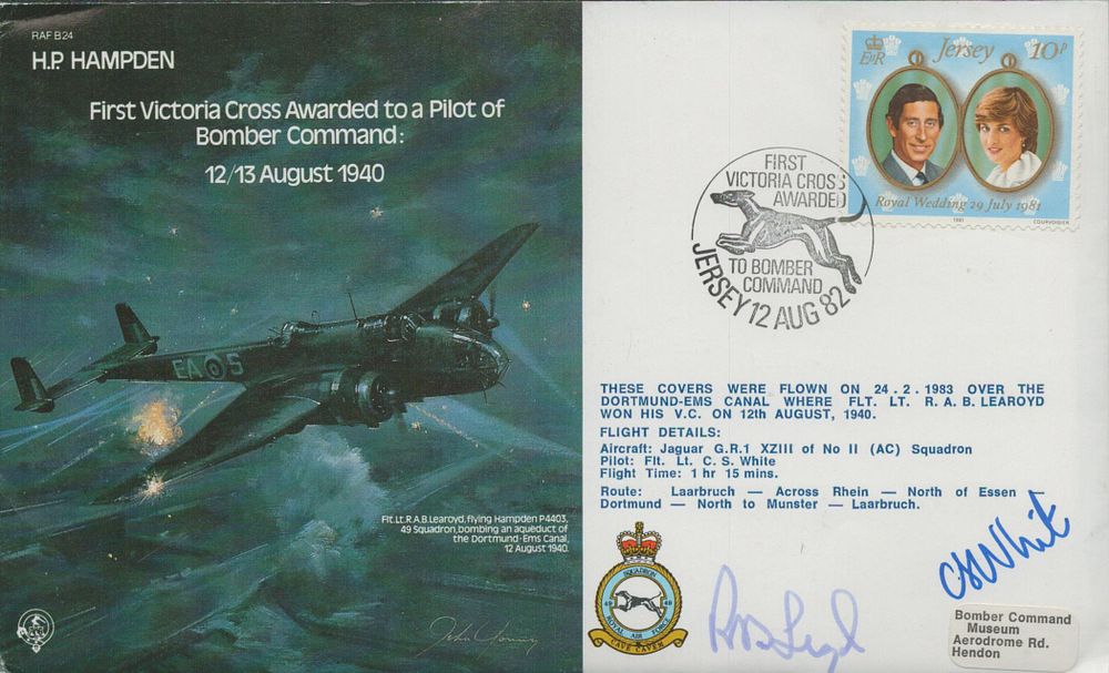 Lot 444: WW2 Victoria Cross Rob Learoyd VC signed HP...