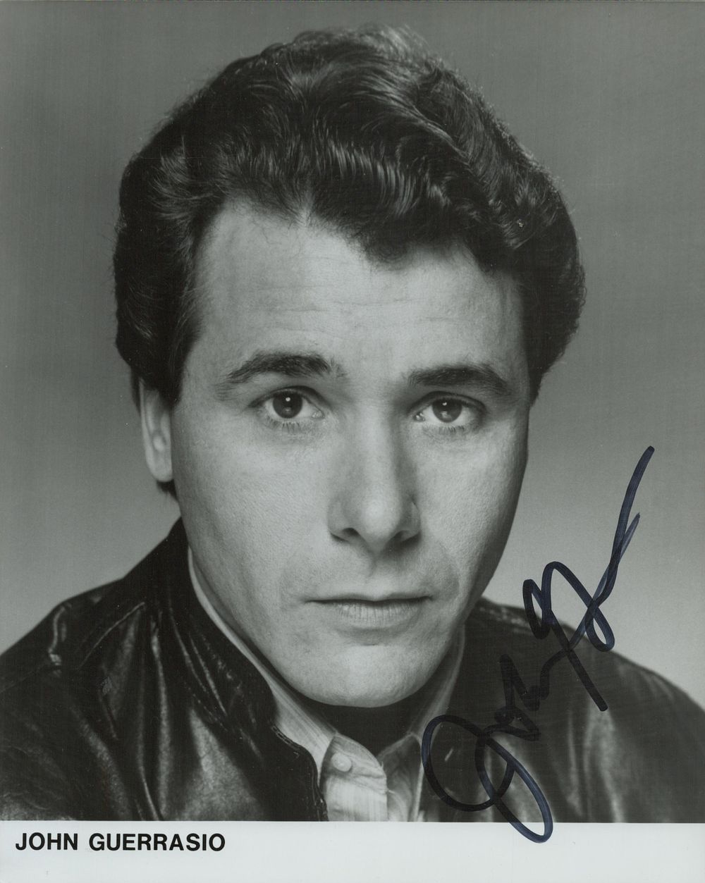Lot 469: John Guerrasio signed 10x8inch black and white photo....