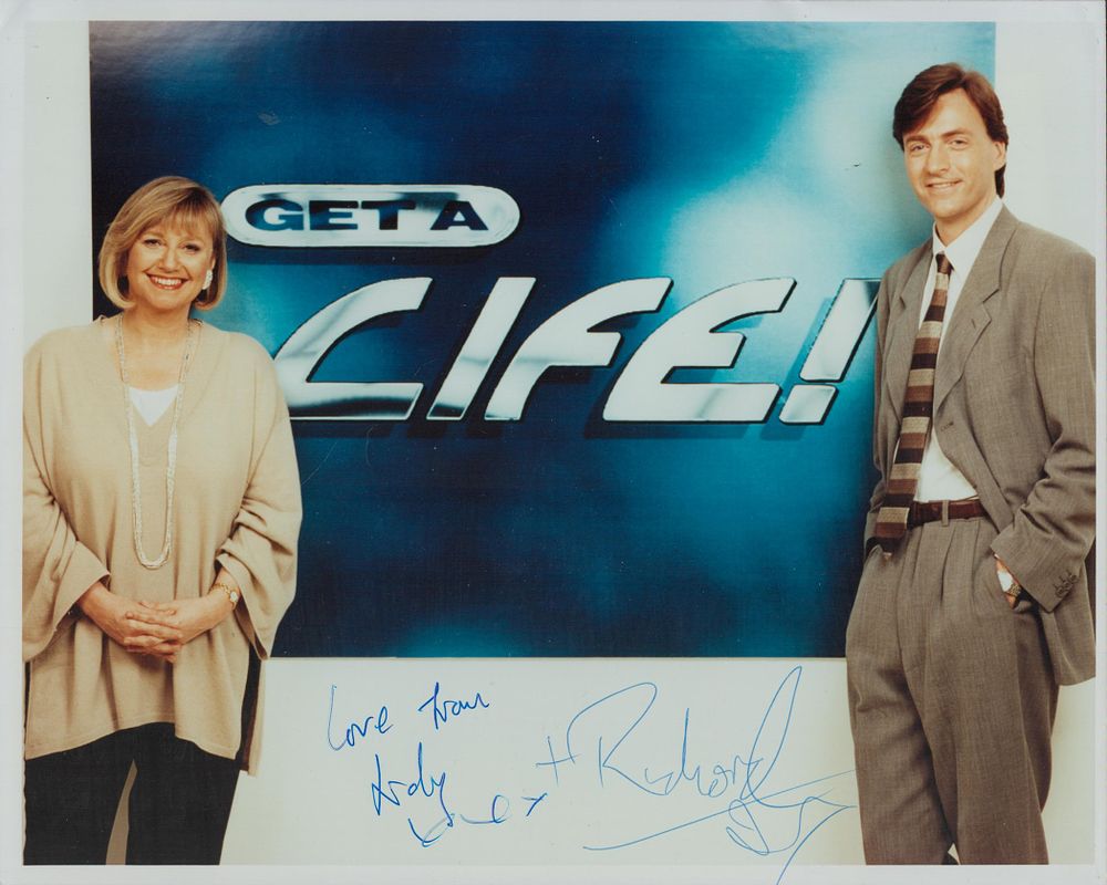 Lot 470: Richard and Judy signed 10x8inch colour photo. Good...