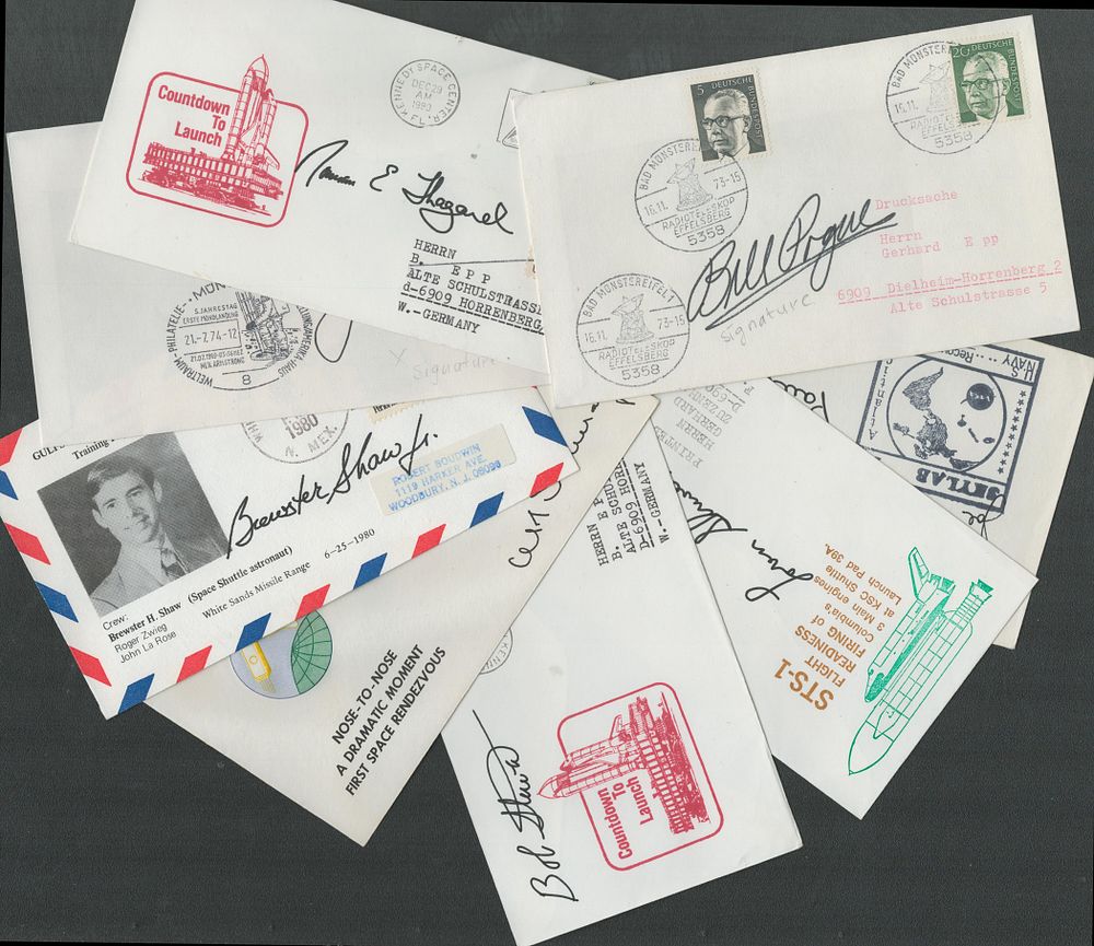 Lot 481: 8 x Space Exploration Signed FDC with Stamps...