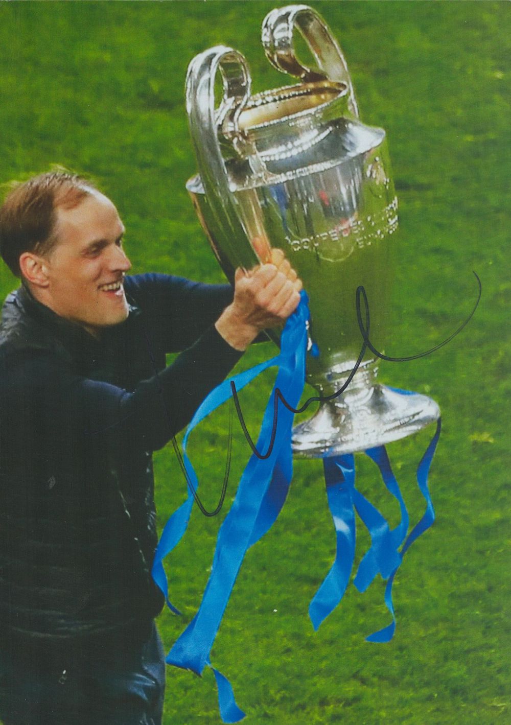 Lot 483: Thomas Tuchel signed 12x8 inch colour photo pictured...