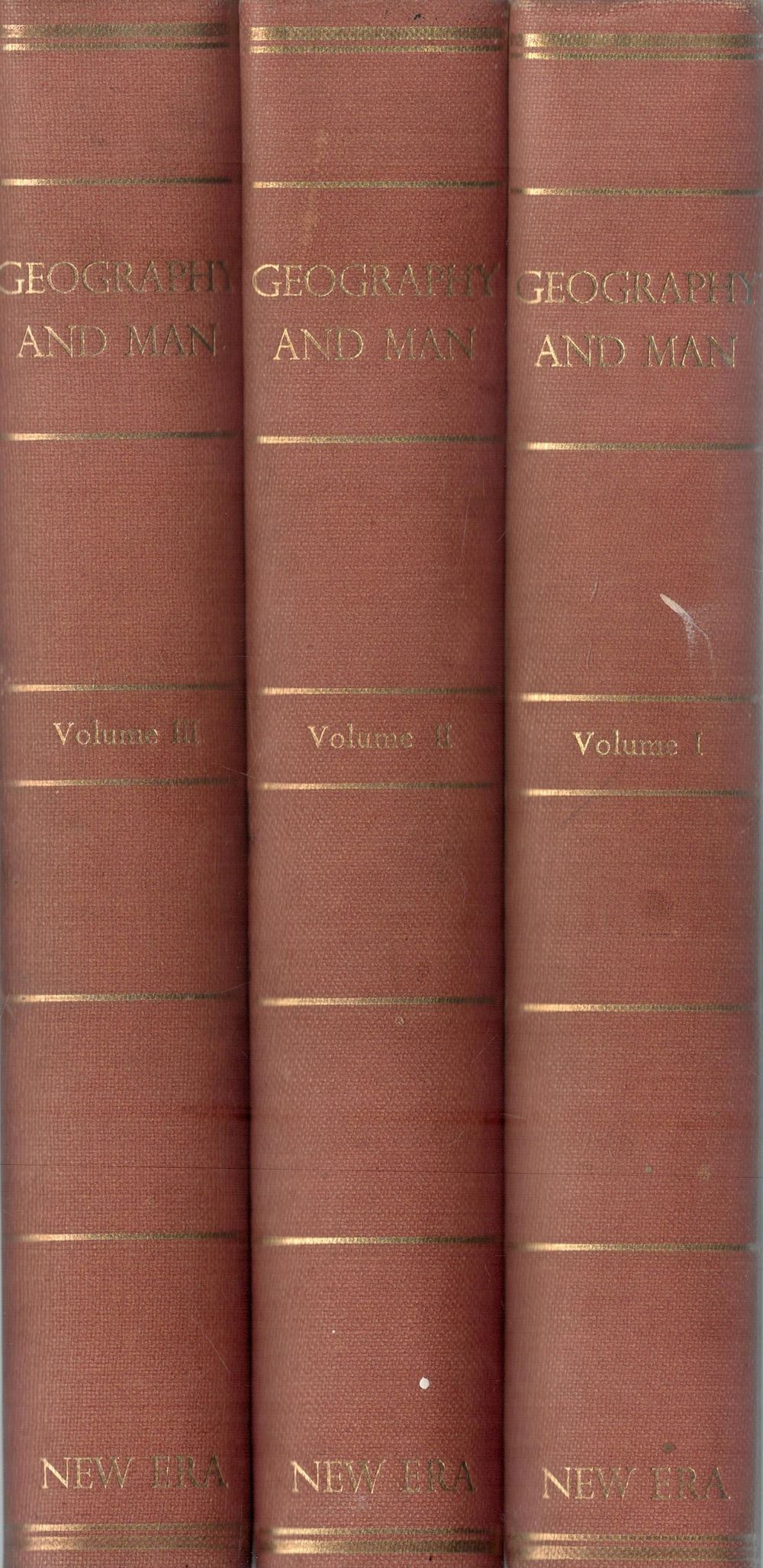 Lot 207: Geography and Man volumes 1, 2 & 3...