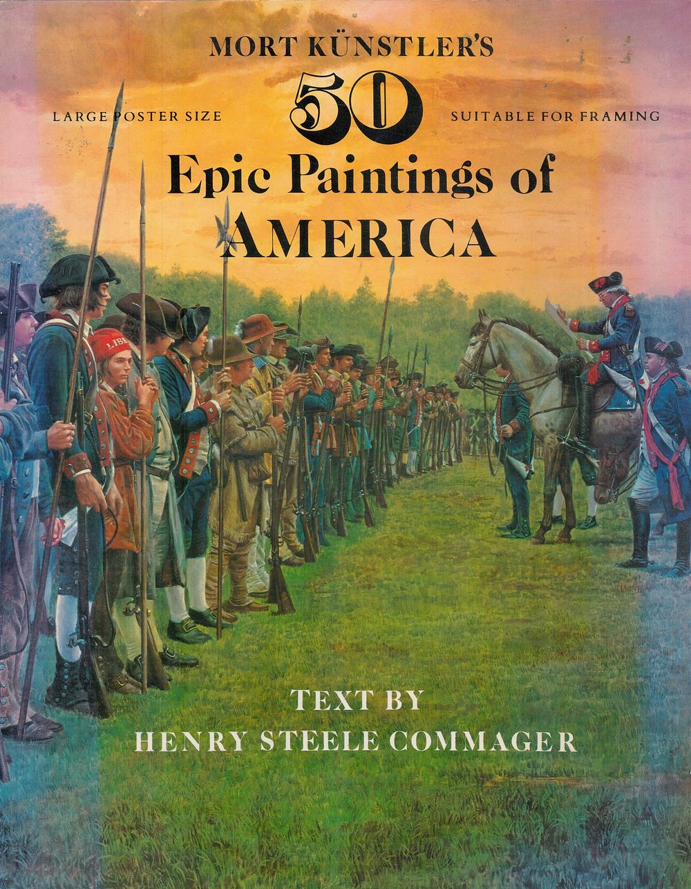 Lot 212: Mort Kunstler's 50 Epic Paintings of America text...