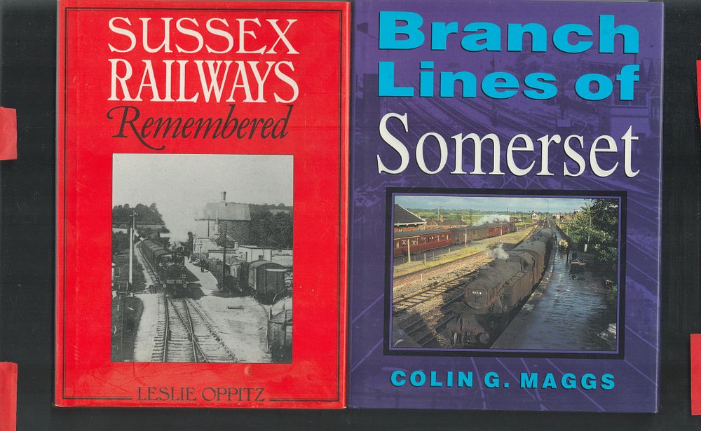 Lot 289: Branch Lines of Somerset Hardback Book by Colin...