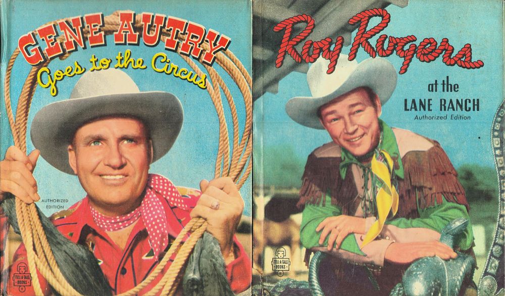 Lot 305: Roy Rogers at the Lane Ranch Vintage Tell-A-Tale...