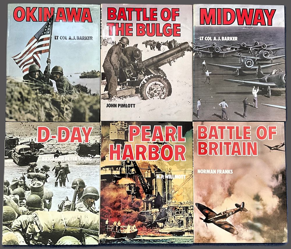 Lot 314: World War II Collection of 6 Hardback Books...
