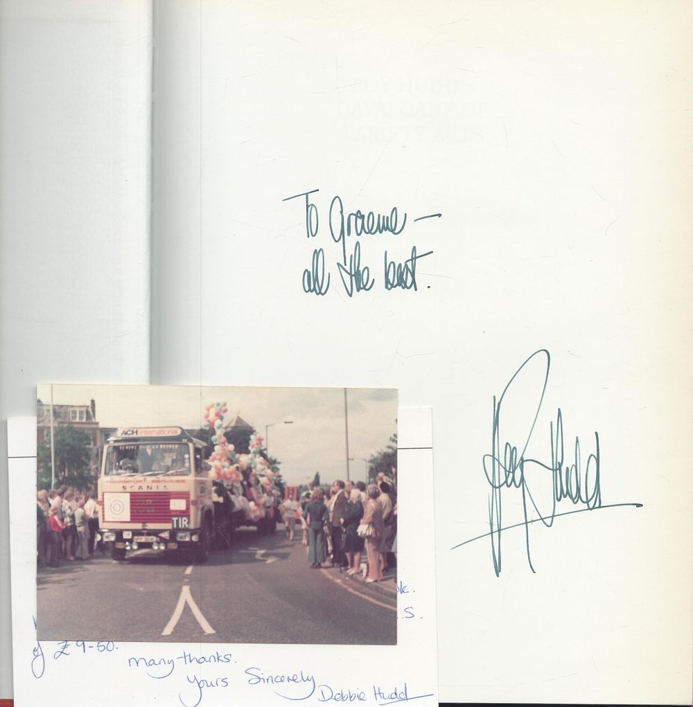 Lot 320: Roy Hudd Signed Book (dedicated) Roy Hudd's cavalcade...