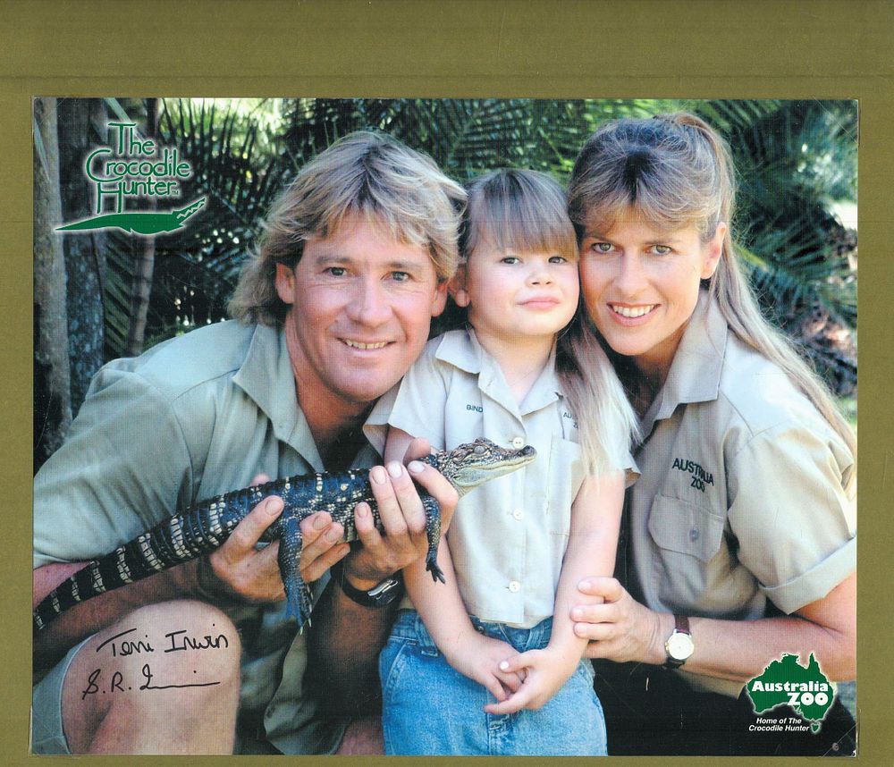 Lot 377: Steve Irwin & Terri Irwin Signed Hardback Book...