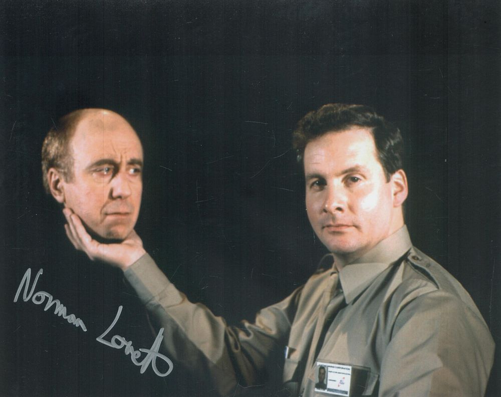 Lot 155: Norman Lovett signed 10x8 inch colour photo. Good...