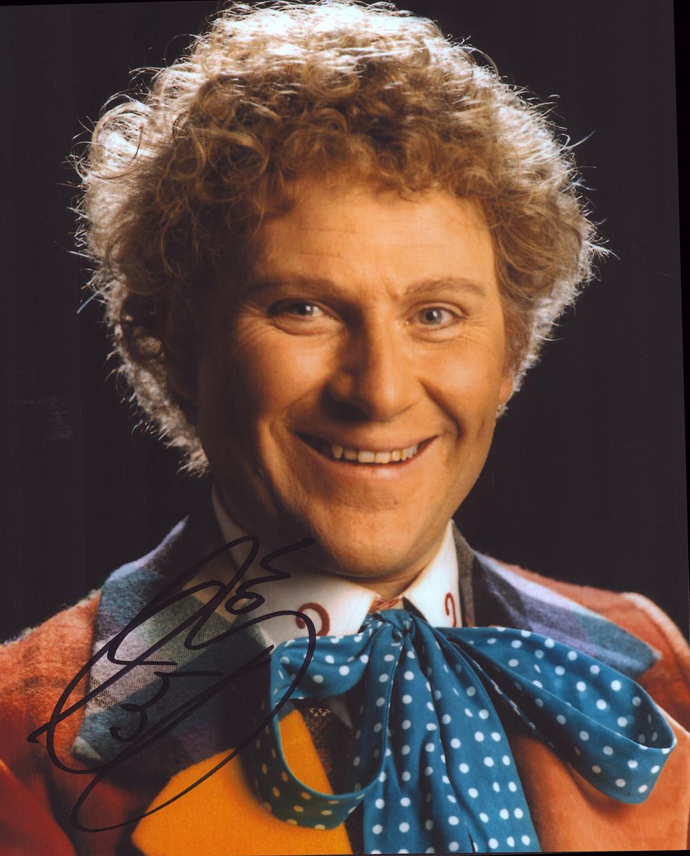 Lot 157: Colin Baker signed 10x8 inch colour photo pictured...