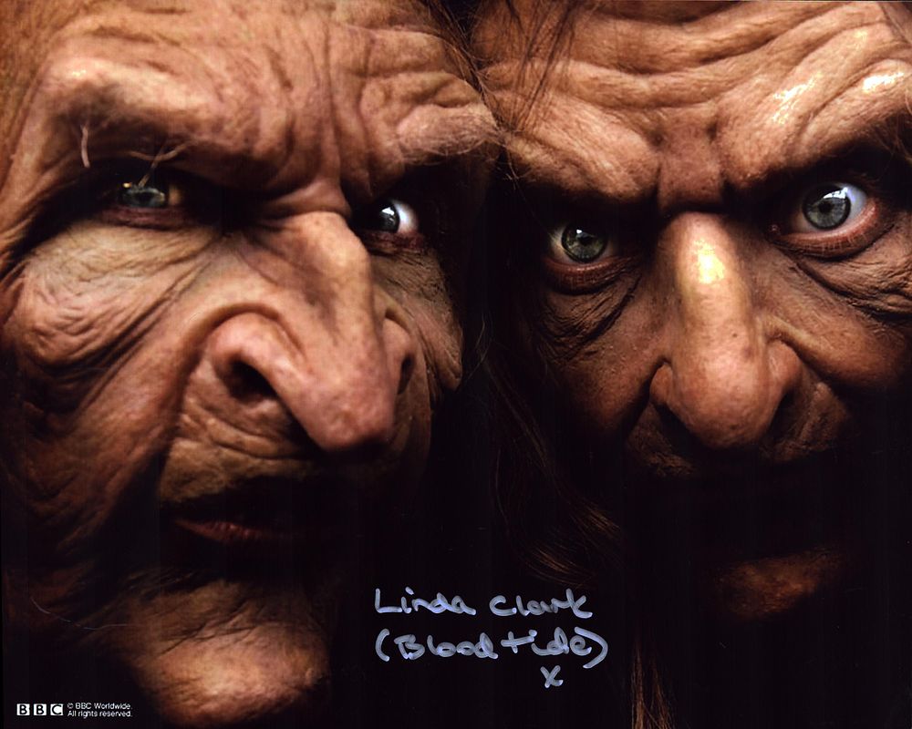 Lot 165: Linda Clark signed 10x8 inch DR WHO colour...