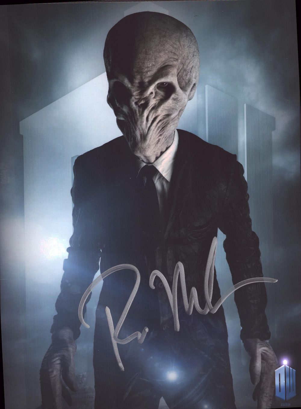 Lot 170: Ross Mullan signed 10x8 inch DR WHO colour...