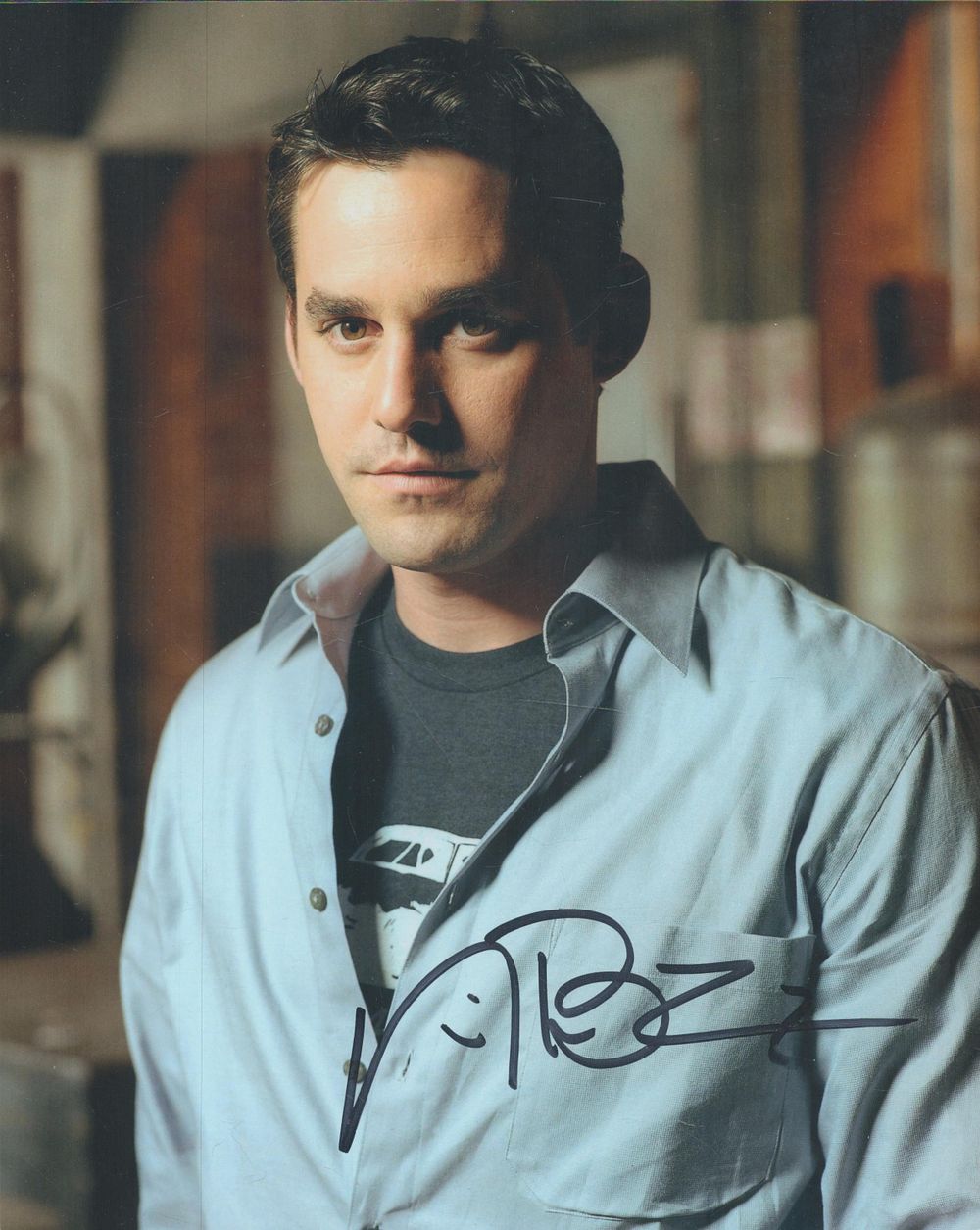 Lot 172: Nicholas Brendon signed 10x8 inch colour photo. Good...
