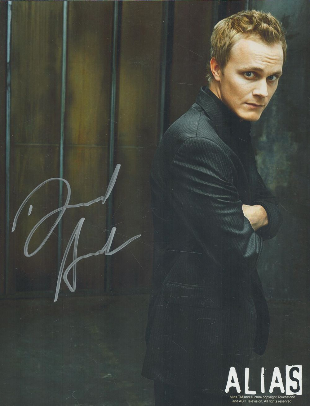 Lot 173: David Anders signed 10x8 inch Alias promo photo....