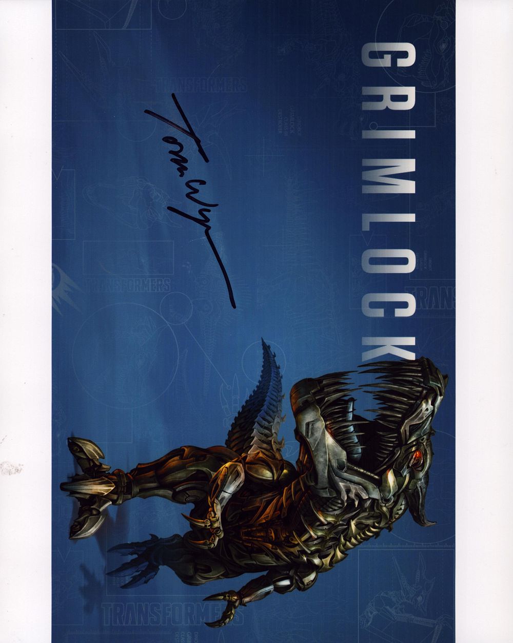 Lot 181: Tom Wyner signed 10x8 inch colour photo. Good...