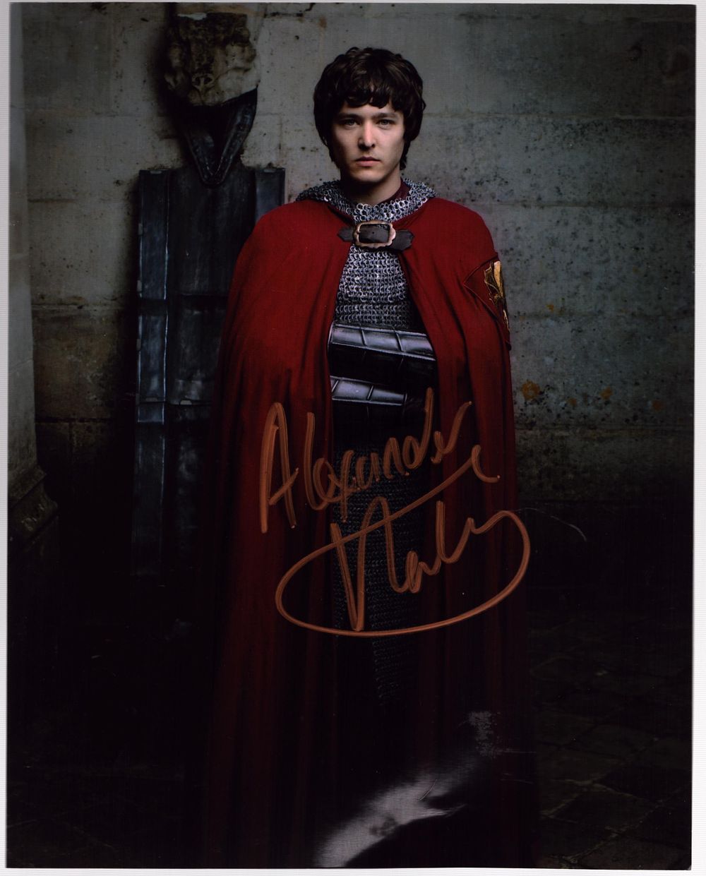 Lot 182: Alexander Vlahos signed 10x8 inch colour photo. Good...