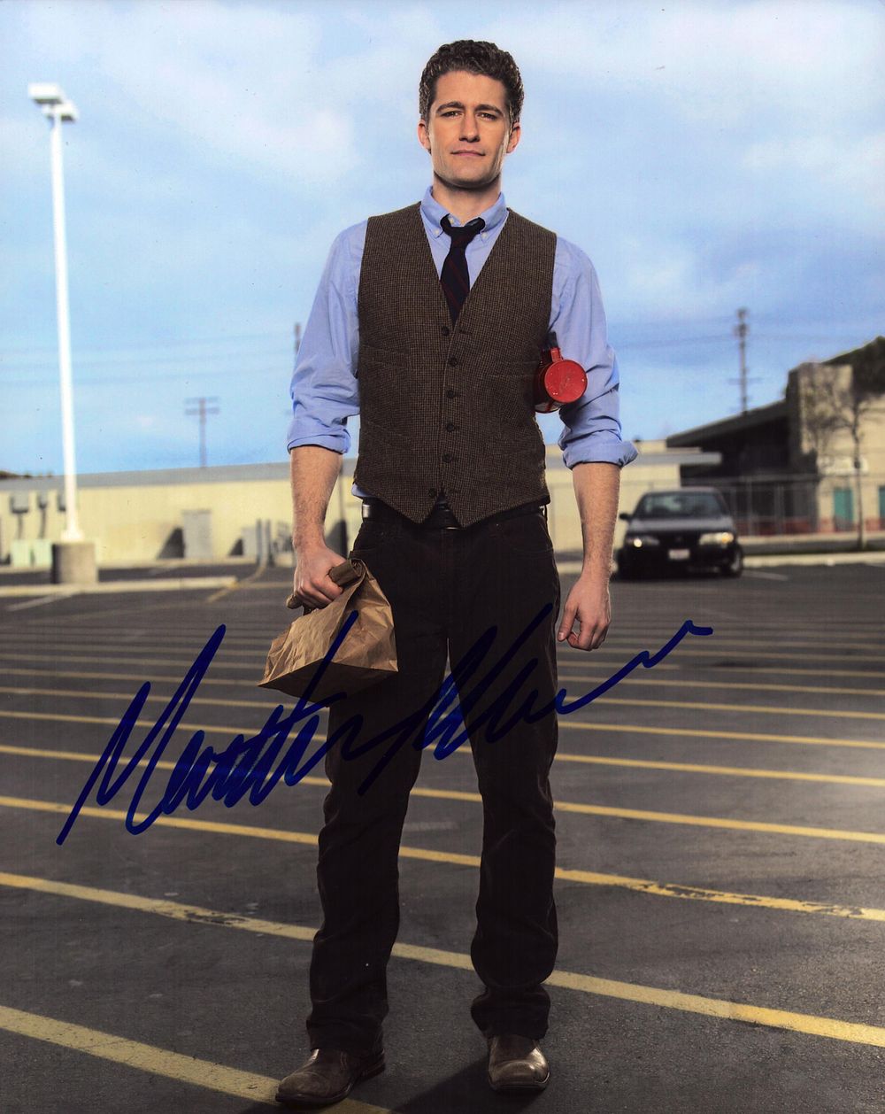 Lot 207: Matthew Morrison signed 10x8 inch colour photo. Good...