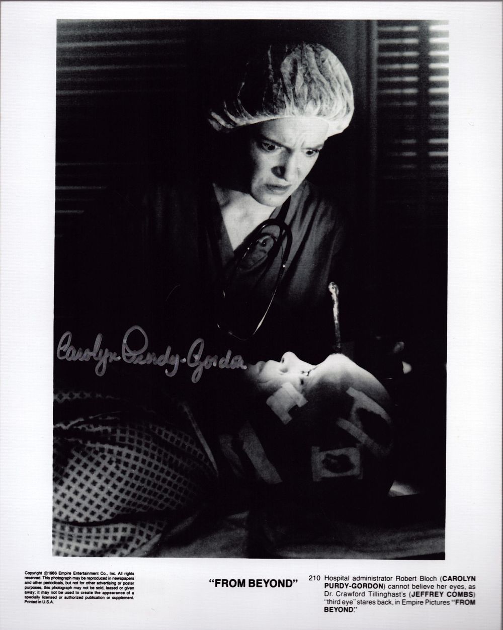 Lot 222: Carolyn Purdy Gordon signed "From Beyond" 10x8 inch...