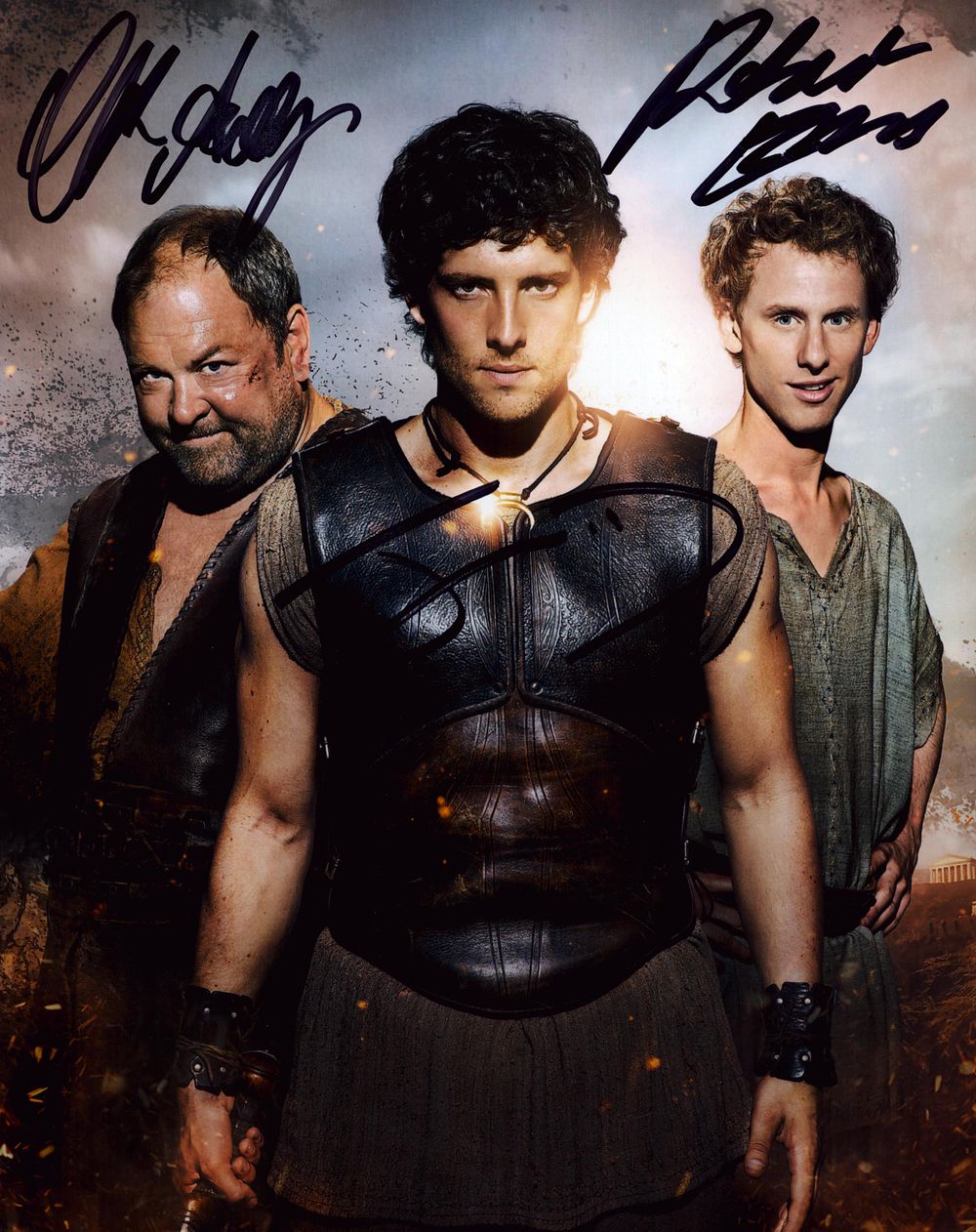 Lot 260: Mark Addy, Robert Emms and Jack Donnelly signed...