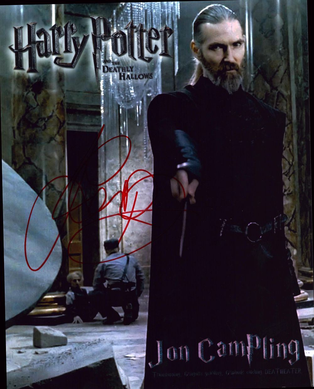 Lot 285: Jon Campling signed Harry Potter 10x8 inch colour...