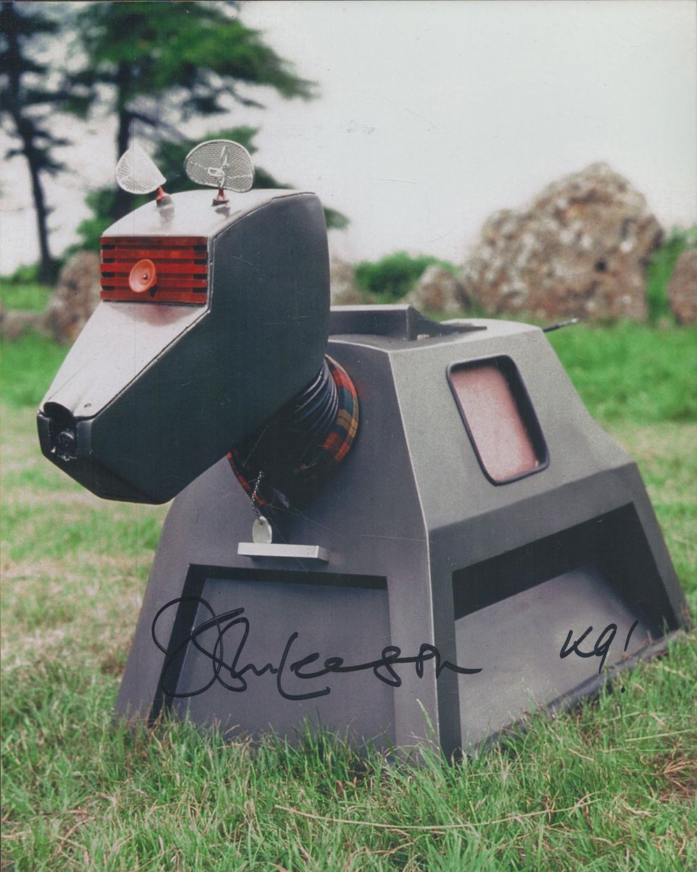 Lot 288: John Leeson signed 10x8 inch K9 DR WHO...