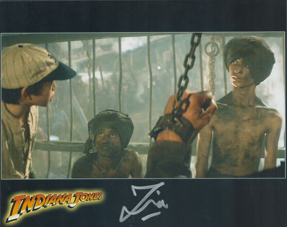 Lot 367: Zia Gelani signed 10x8 inch Indiana Jones colour...