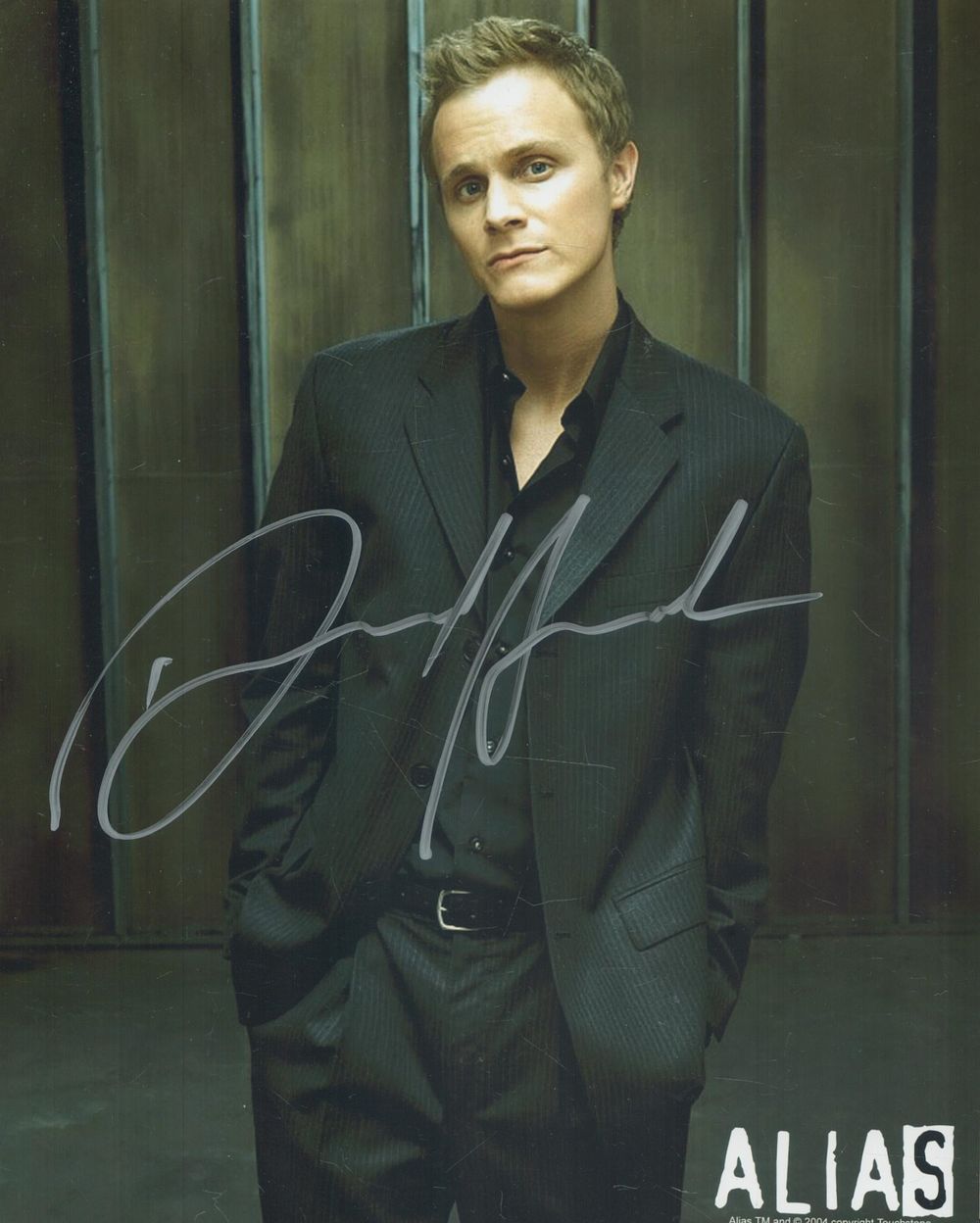 Lot 370: David Anders signed 10x8 inch Alias promo photo....