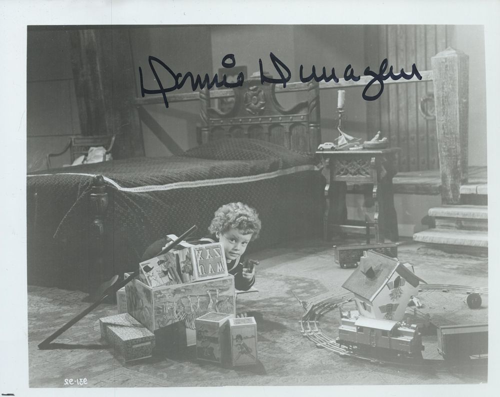 Lot 389: Donnie Dunagan signed 10x8 inch black and white...
