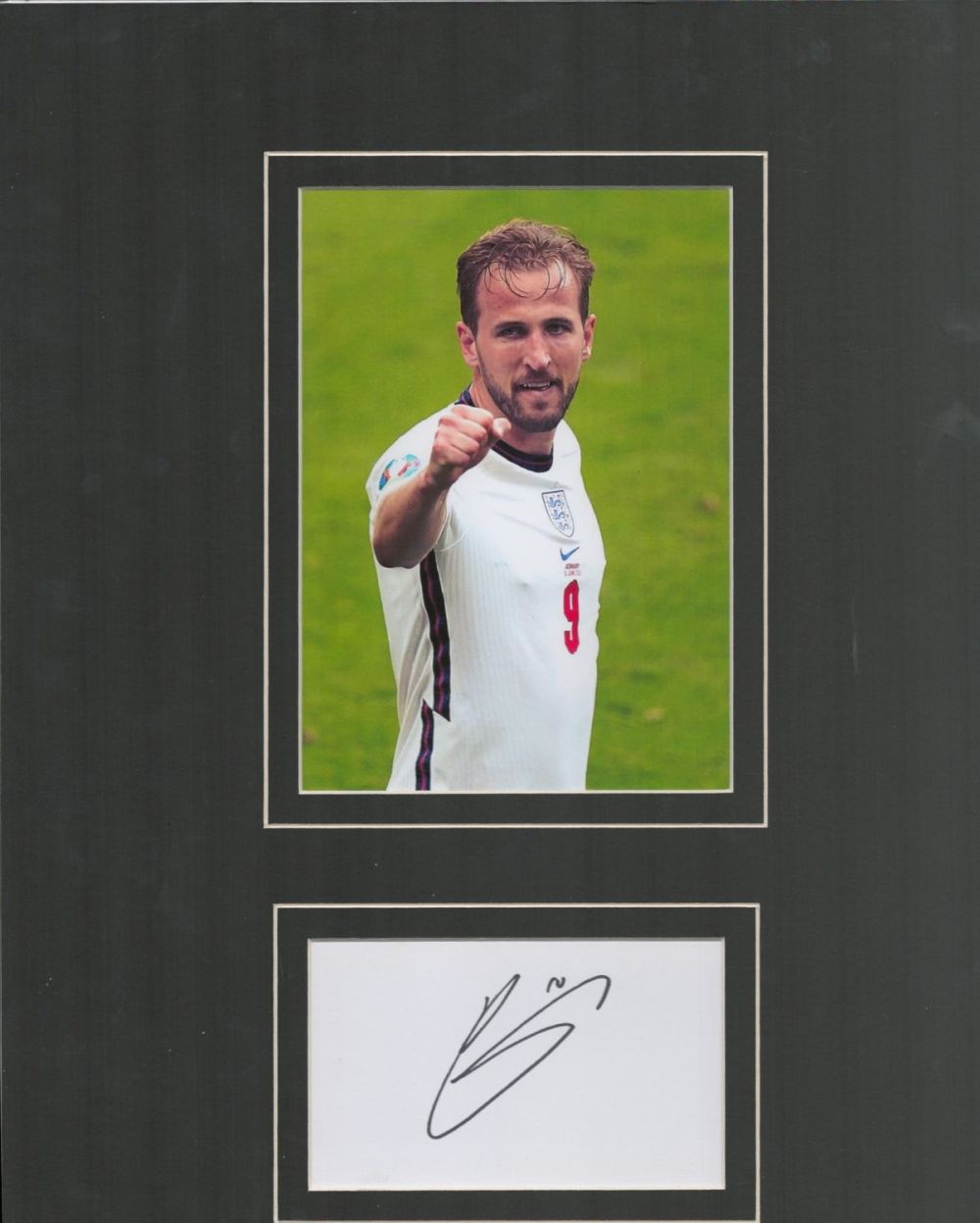 Lot 60: Football Harry Kane 16x12 overall mounted signature piece...