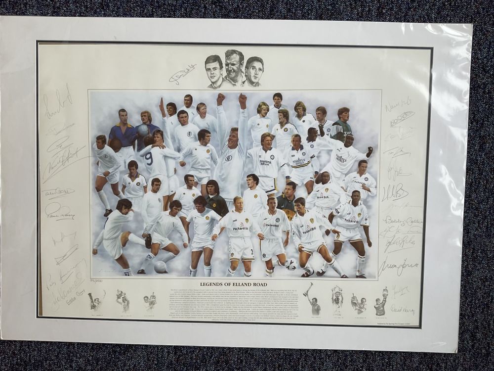 Lot 164: Football Leeds United Legends of Elland Road multi...