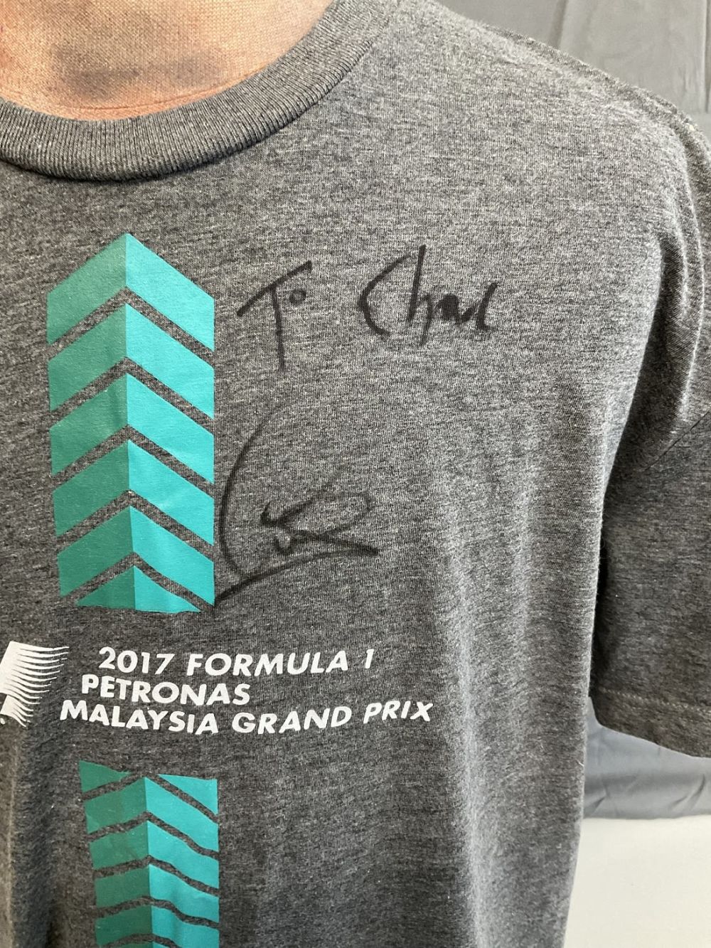 Lot 195: Lewis Hamilton signed Mercedes 2017 Formula One Petronas...