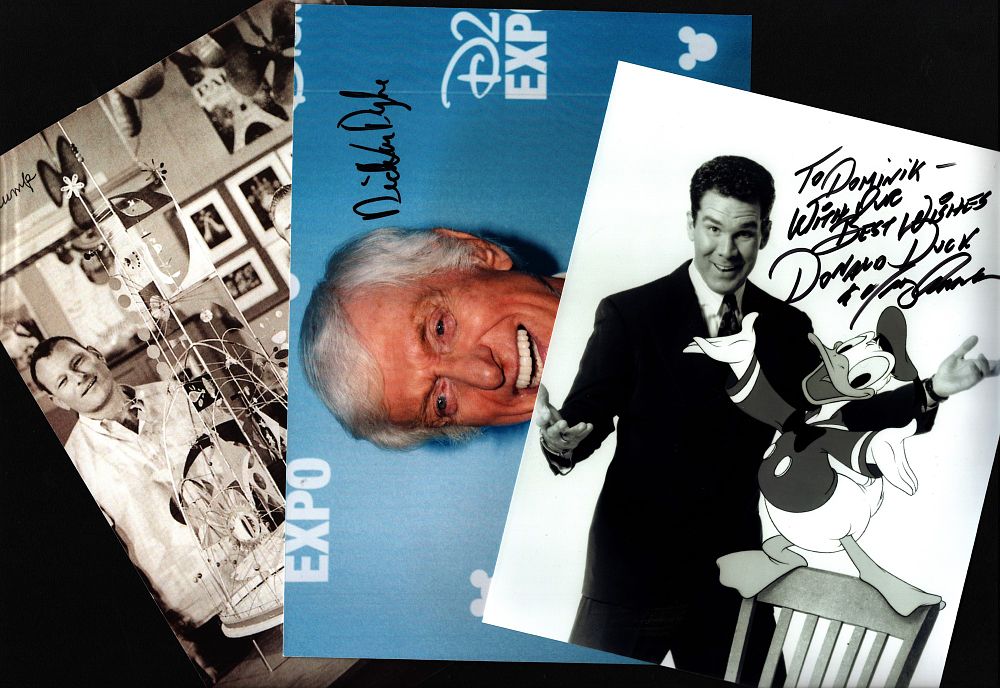 Lot 72: Walt Disney collection - Three signed photos, one...