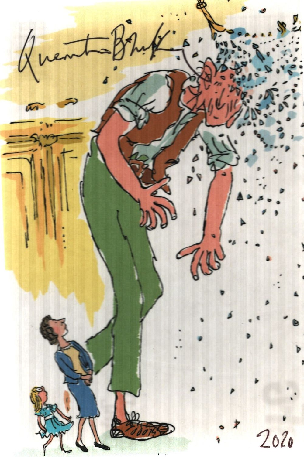 Lot 74: Quentin Blake, illustrator and children's writer. A signed...
