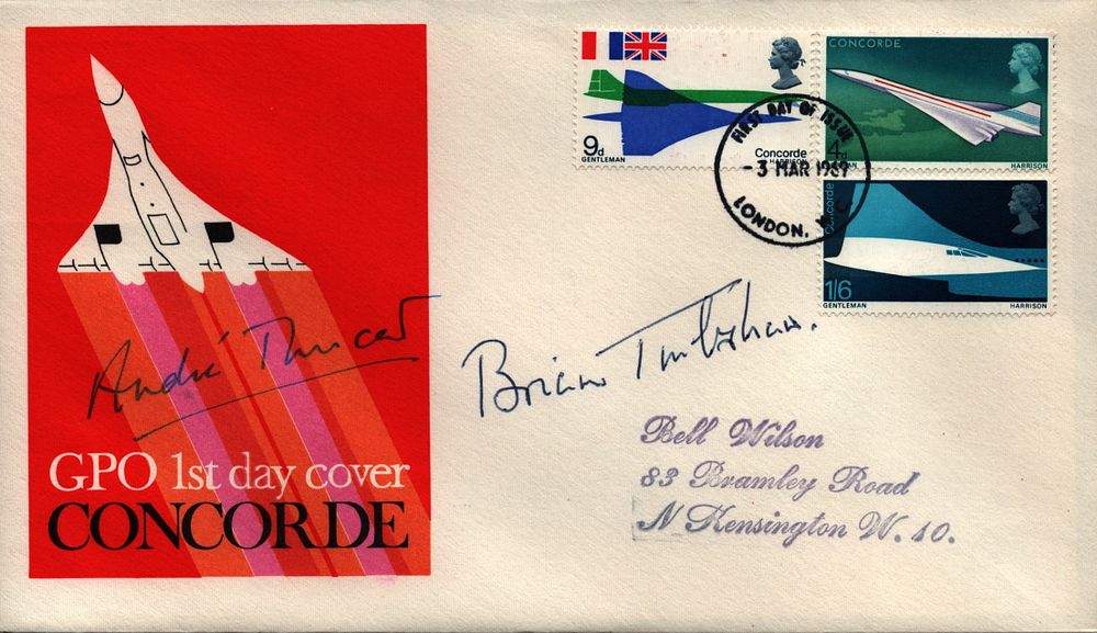 Lot 77: Andre Turcat (1921-2016) and Brian Trubshaw (1924-2001), Concorde...