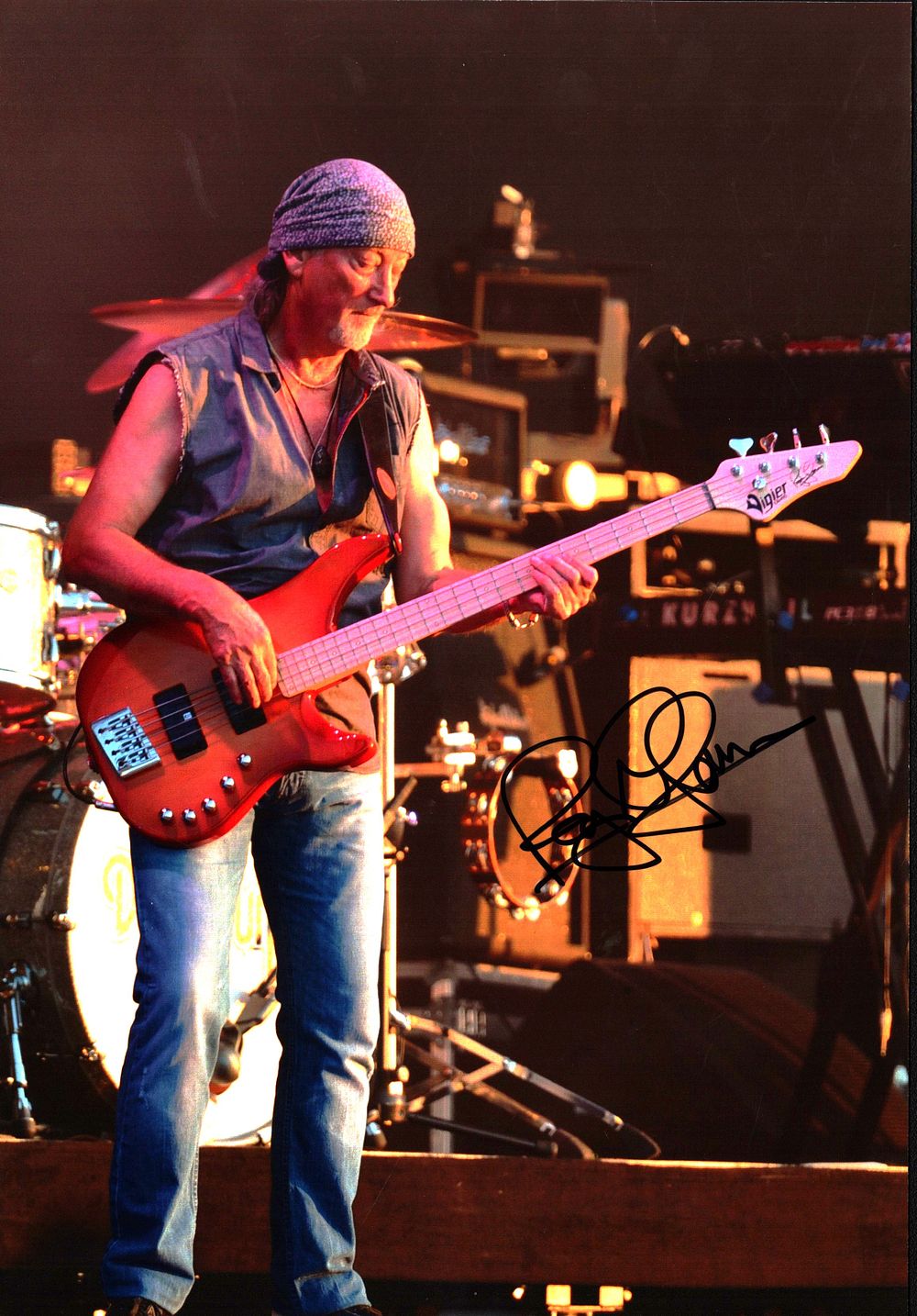 Lot 87: Roger Glover, bassist, songwriter, and record producer. Two...