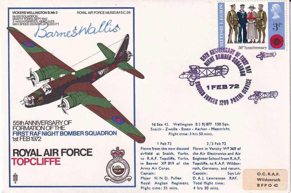 Lot 96: SC26 1st RAF Night Bomber Sqn Signed by...