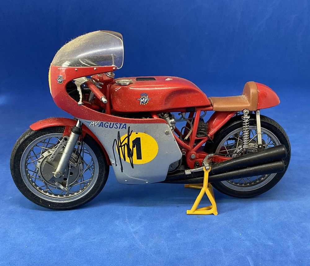 Lot 167: Giacomo Agostini signed limited edition 1970 MV Augusta...