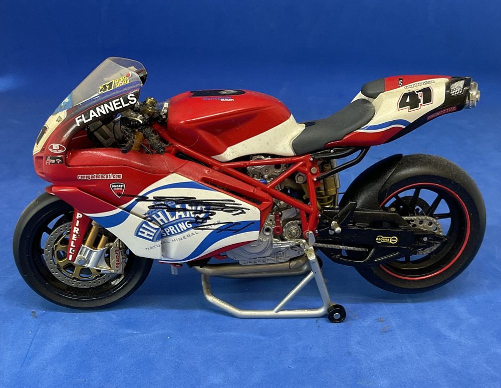 Lot 171: World Superbikes Noriyuki Haga signed Ducati 999F04 WSB...