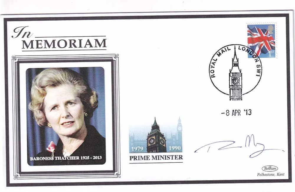 Lot 135: Prime Minister THERESA MAY SIGNED COVER 2013 BARONESS...