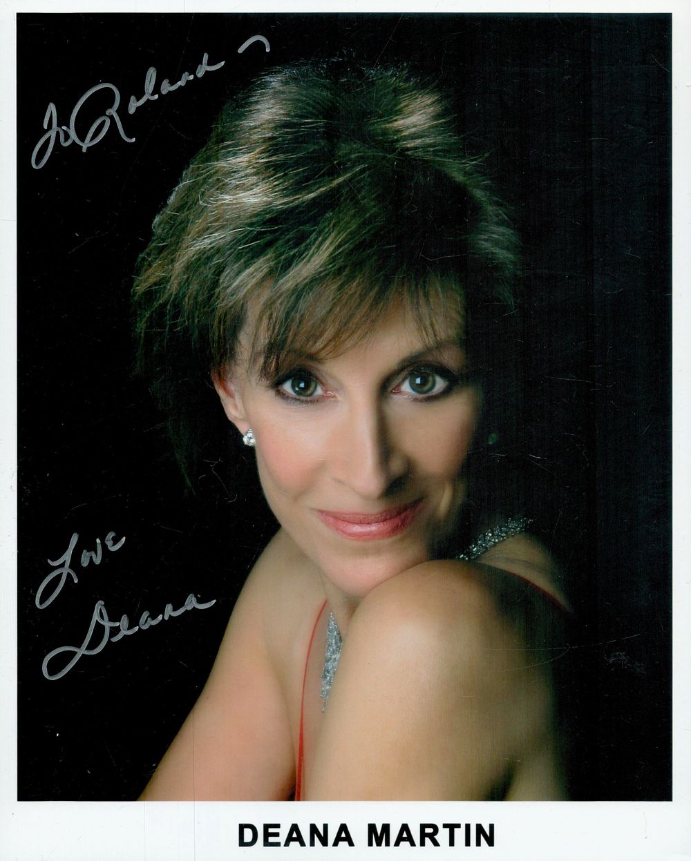 Lot 311: Deana Martin signed 10x8 inch colour promo photo....