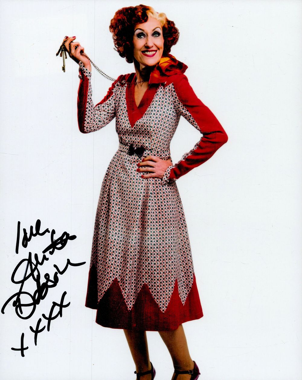 Lot 335: Anita Dobson signed 10x8 inch colour photo. Good...