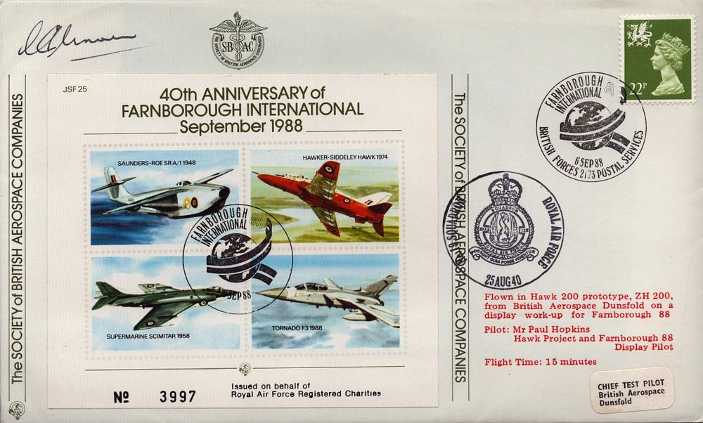 Lot 630: Wg Comm George Unwin DSO DFM signed 40th...